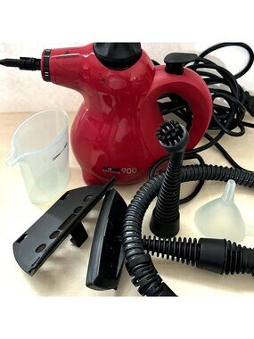 Portable Household Steamer Scunci 900 Model 52063 Accessories Manual Bag